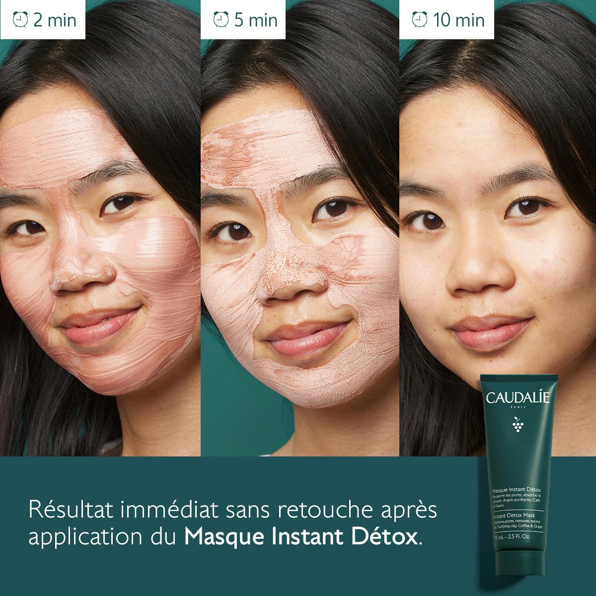 Masque Instant Détox à l'Argile Rose