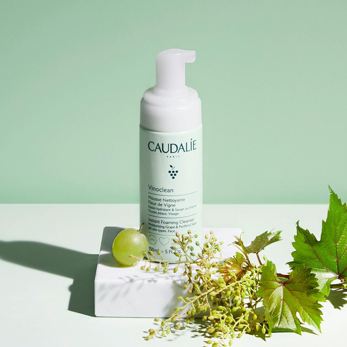 Mousse Nettoyante Visage Fleur de Vigne - 150ml