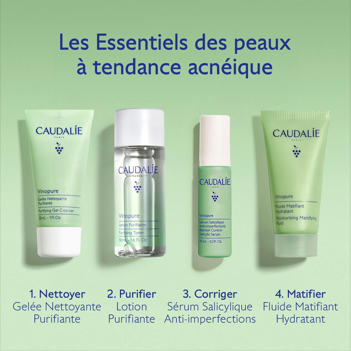 Vinopure Starter Kit Anti-Imperfections à l'Acide Salicylique