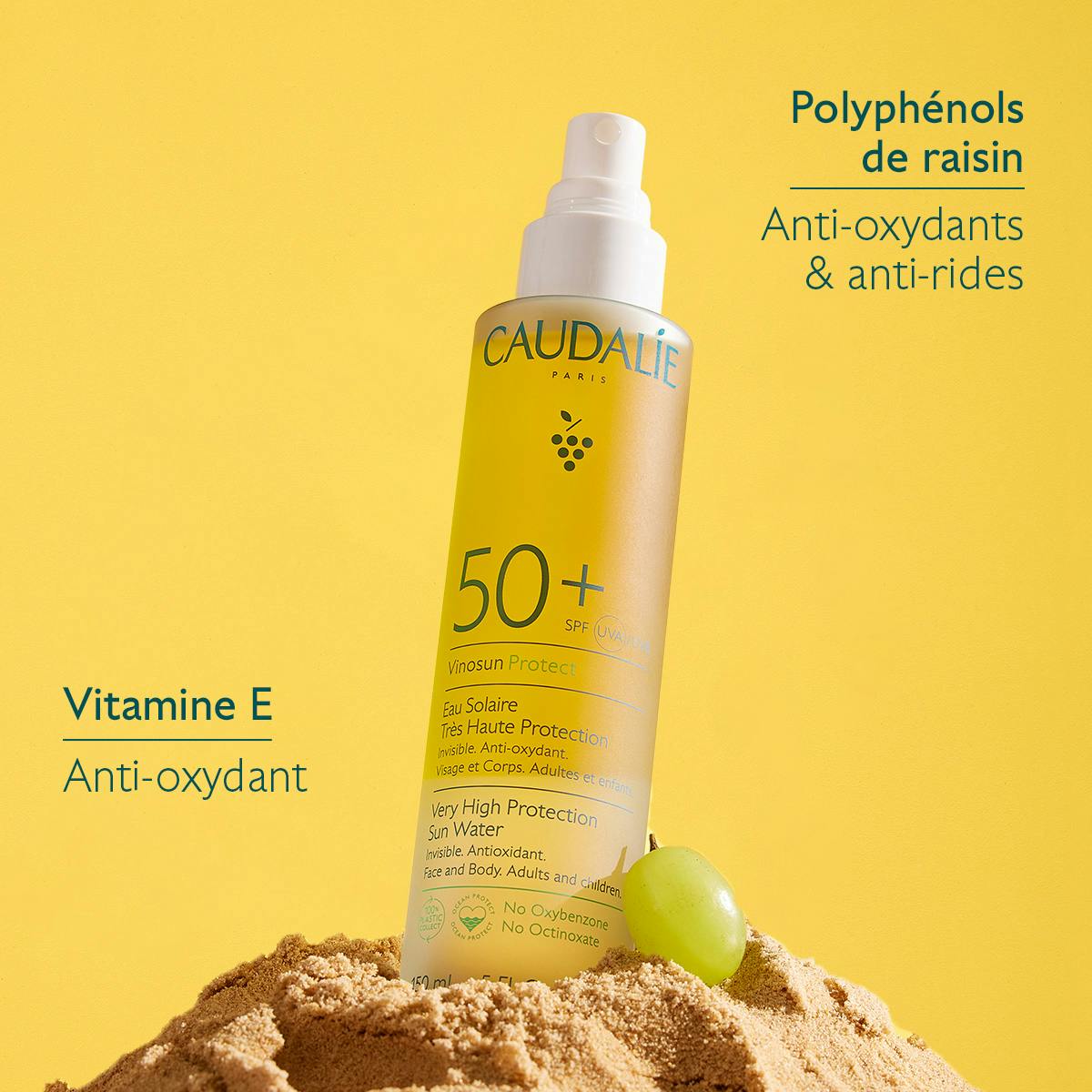 Eau Solaire Très Haute Protection SPF50+