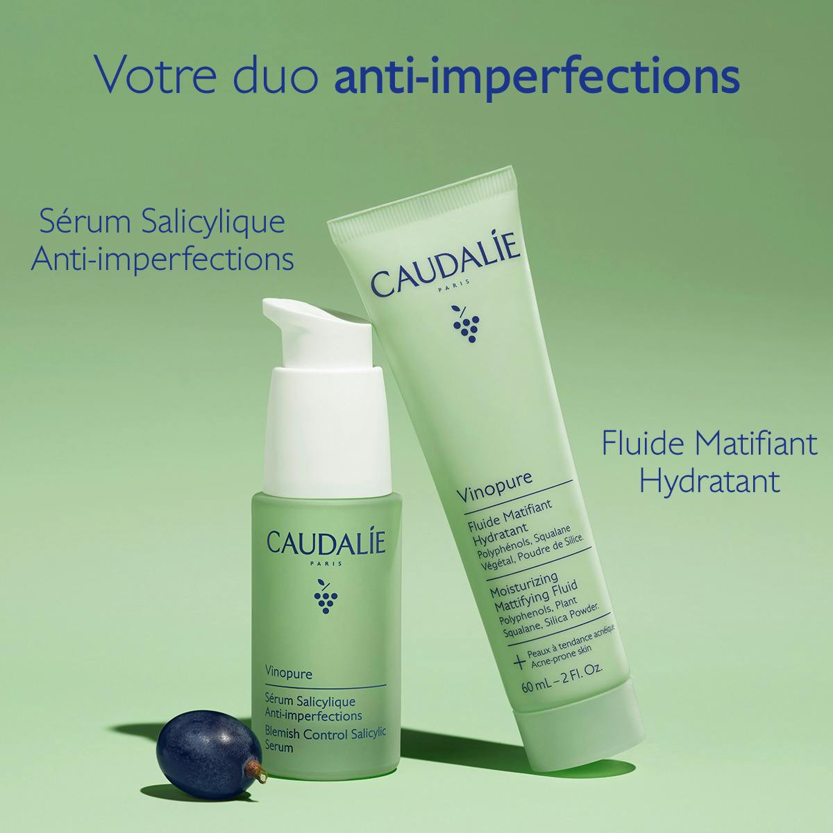Fluide Matifiant Hydratant à la Poudre de Silice