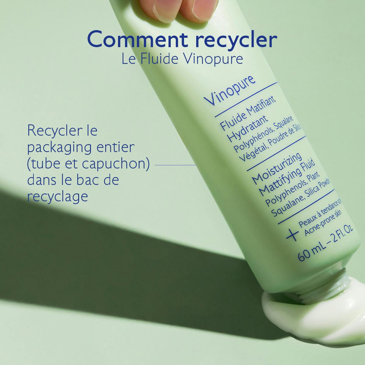Fluide Matifiant Hydratant à la Poudre de Silice