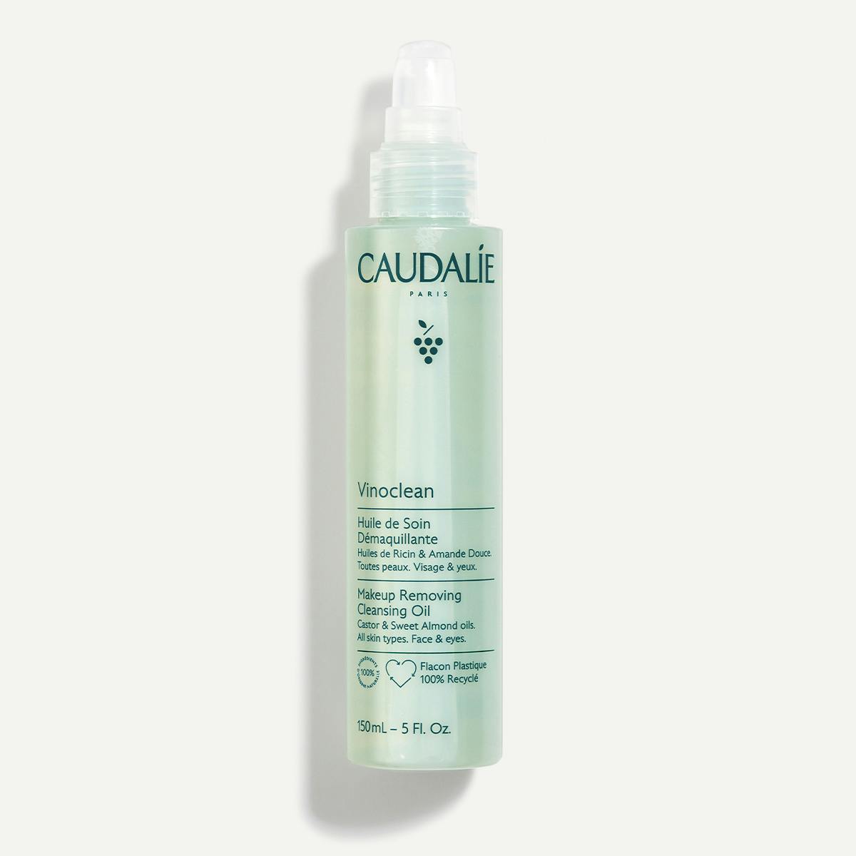 Huile de Soin Démaquillante à l'Huile d'Amande Douce + Ricin - 75ml