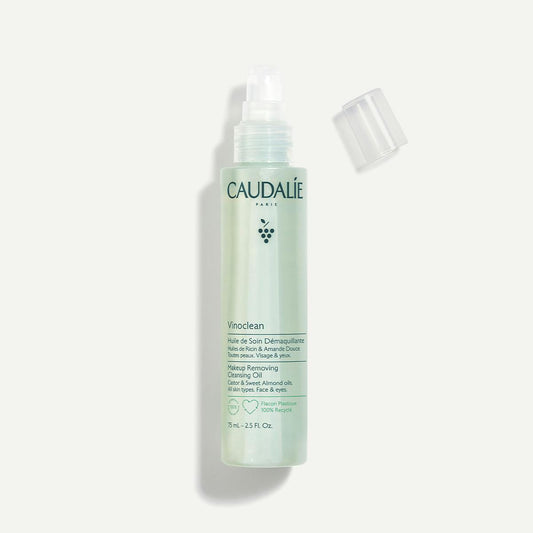 Huile de Soin Démaquillante à l'Huile d'Amande Douce + Ricin - 75ml