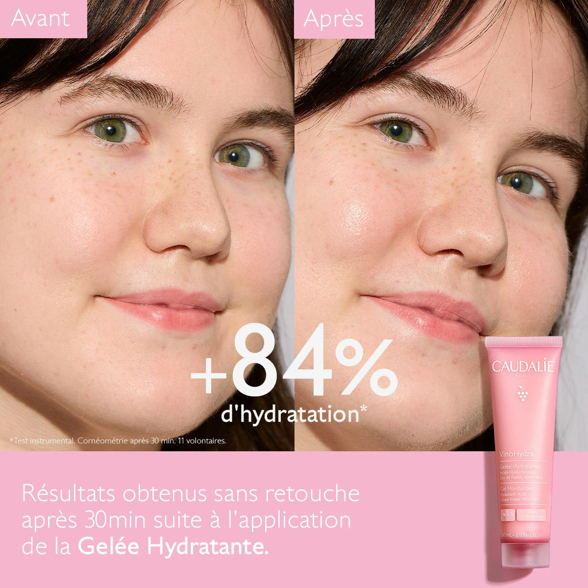 Gelée Hydratante à l'Acide Hyaluronique & Aloe Vera