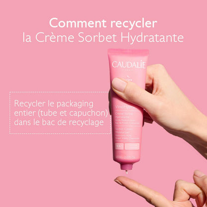 Crème Sorbet Hydratante à l'Acide Hyaluronique & Camomille