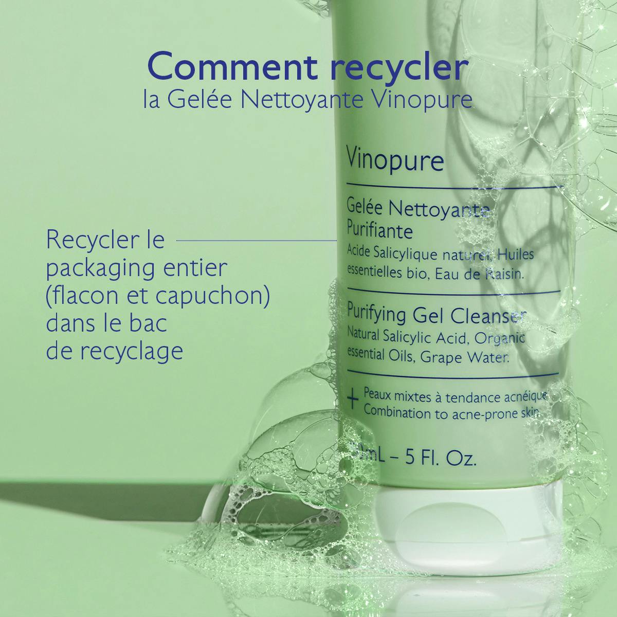 Gelée Nettoyante à l'Acide Salicylique Purifiante - 75mL